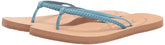 Roxy Women's Cabo Flip Flop Sandal, Blue Surf, 8